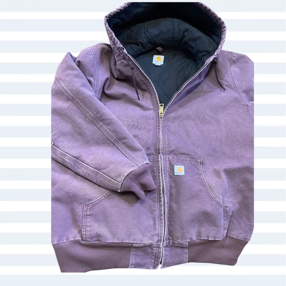 Great condition women’s XL 16/18 PLUM purple quilted zip up - Picture 9 of 15